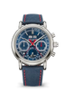 Patek Phillippe Grand Complications Chronograph 40mm Navy Blue Dial White gold Fabric Strap 5204G-010