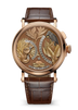 Patek Phillippe Grand Complications Automation Opaline Matara Brown Dial Rose Gold Leather Strap 43mm 5249R-001