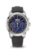 Patek Phillippe Grand Complications Chronograph 41mm Blue Dial Platinum Fabric Strap 5270P-016