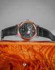 Breguet Tradition 40 mm Black Dial 18k Rose Gold Black Leather Strap 7057BR/G9/9W6 - WATCHXNYC