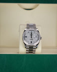2021 Rolex DayDate Pave Diamond 228349RBr - WATCHXNYC