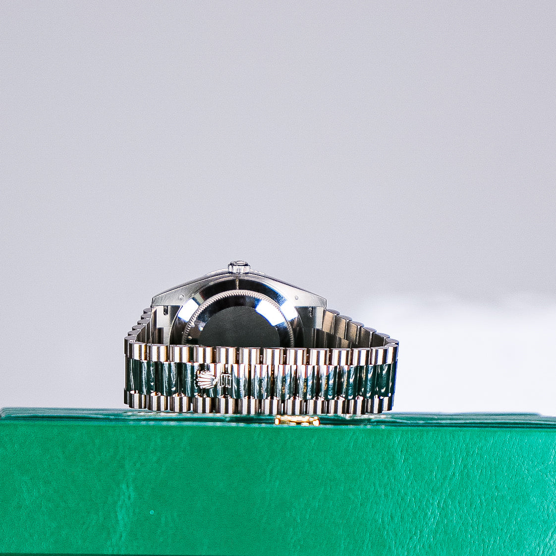 2021 Rolex DayDate Pave Diamond 228349RBr - WATCHXNYC