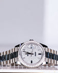 2021 Rolex DayDate Pave Diamond 228349RBr - WATCHXNYC