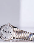 2021 Rolex DayDate Pave Diamond 228349RBr - WATCHXNYC