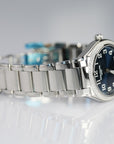 Patek Philippe Twenty~4 36 mm Blue Dial with Diamonds Stainless Steel Bracelet 7300/1200A-001 - WATCHXNYC