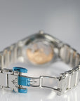 Patek Philippe Twenty~4 36 mm Blue Dial with Diamonds Stainless Steel Bracelet 7300/1200A-001 - WATCHXNYC