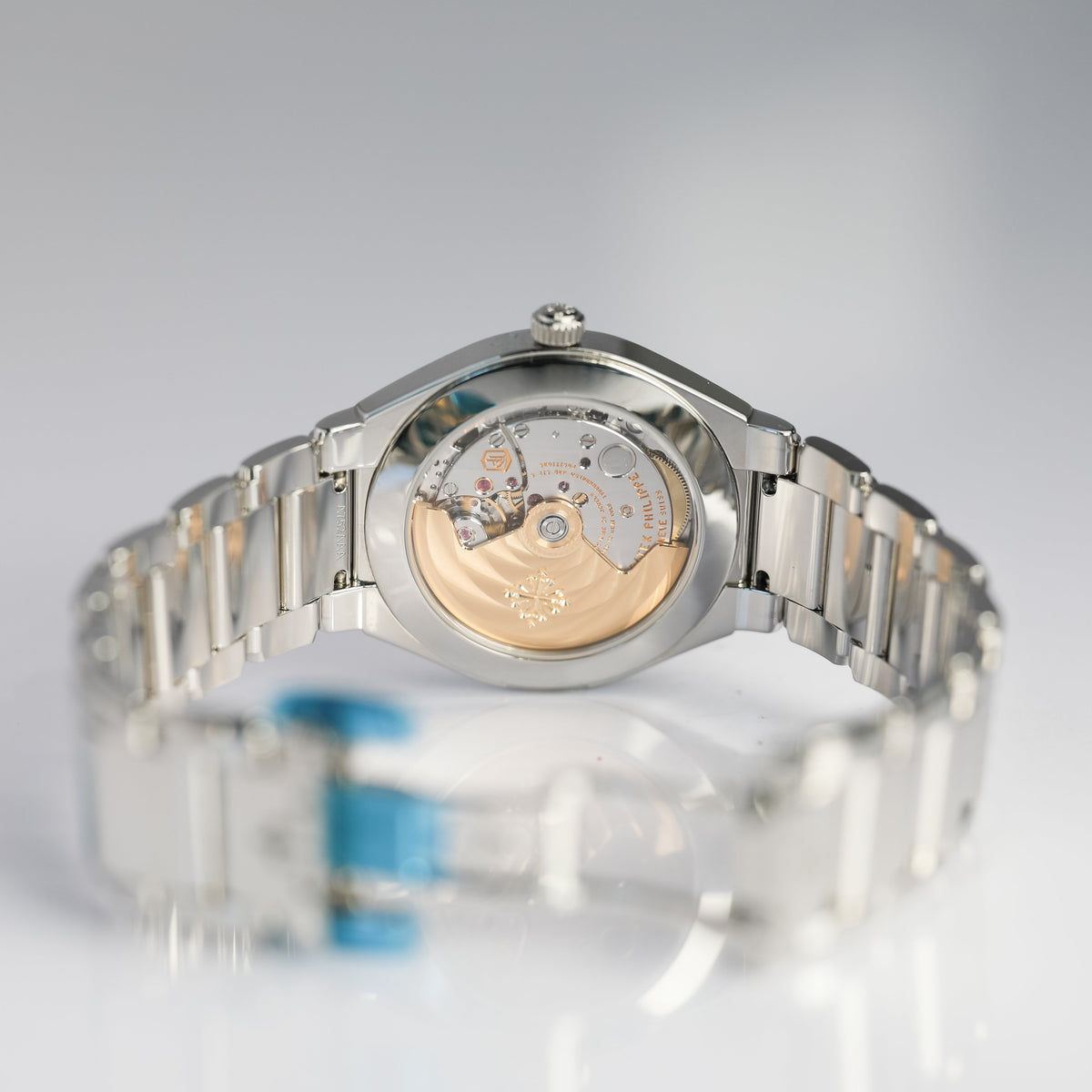 Patek Philippe Twenty~4 36 mm Blue Dial with Diamonds Stainless Steel Bracelet 7300/1200A-001 - WATCHXNYC