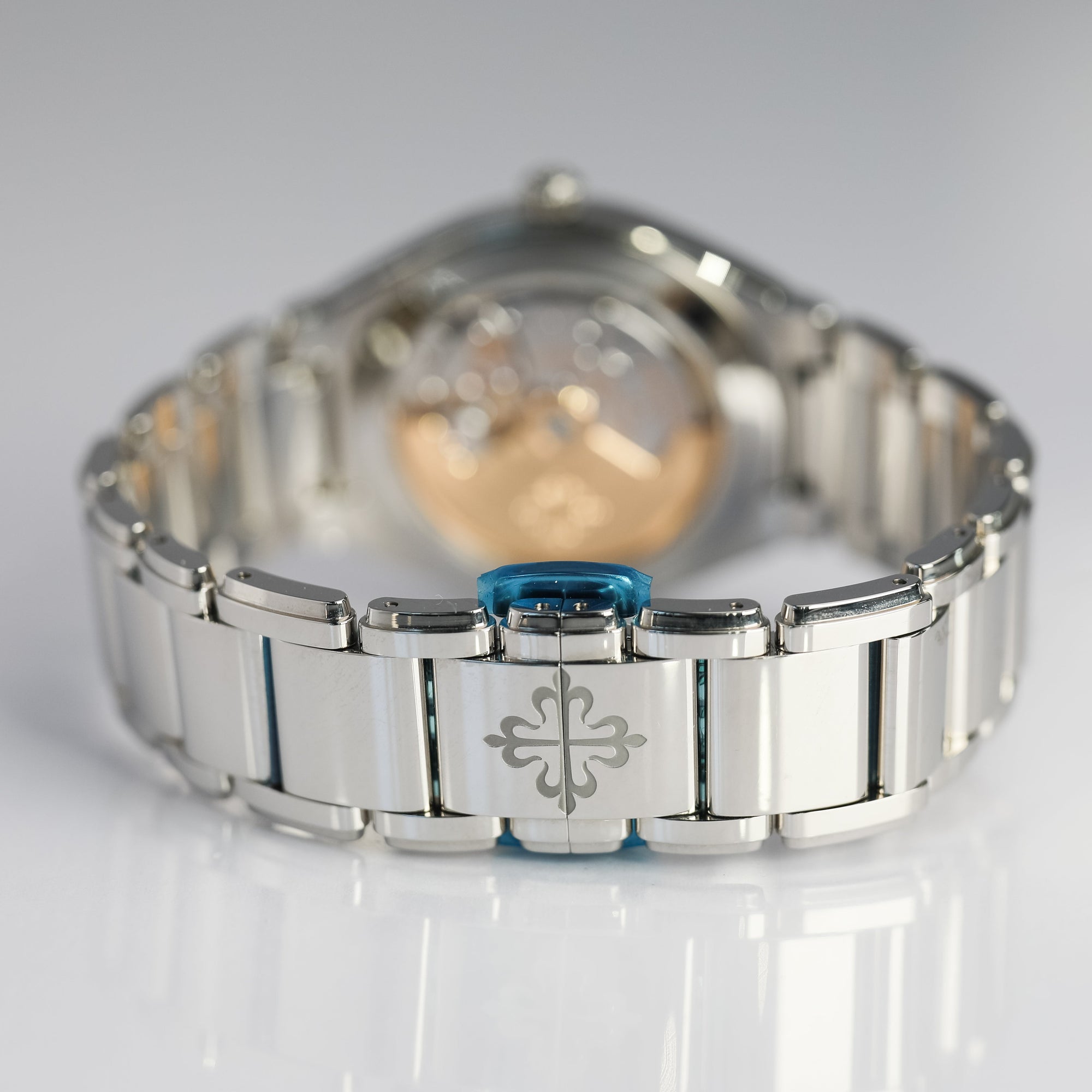 Patek Philippe Twenty~4 36 mm Blue Dial with Diamonds Stainless Steel Bracelet 7300/1200A-001 - WATCHXNYC