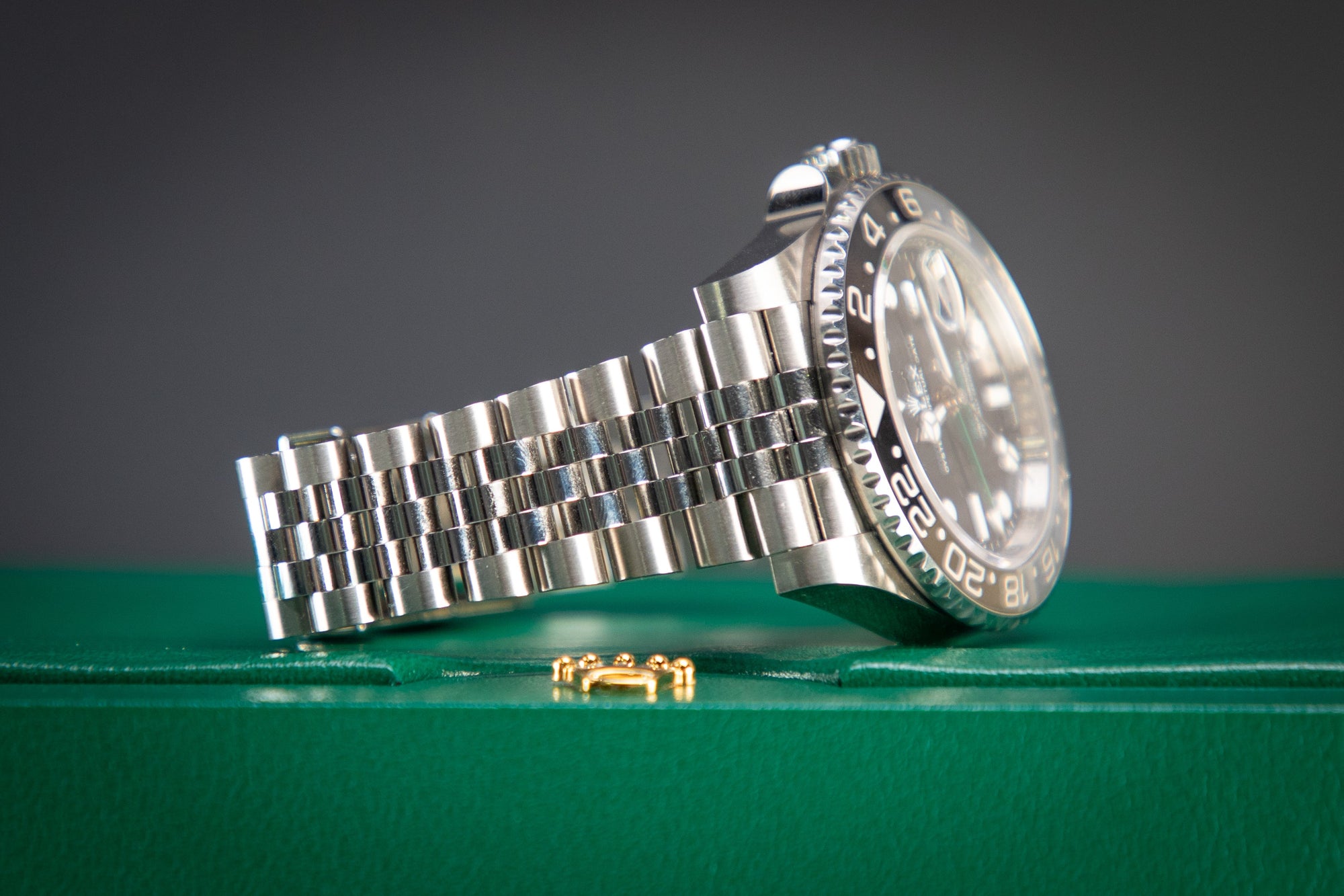 Rolex GMT-Master II Bruce Wayne 40 mm Black Dial Oystersteel Jubilee Bracelet 126710grnr-0003 - WATCHXNYC