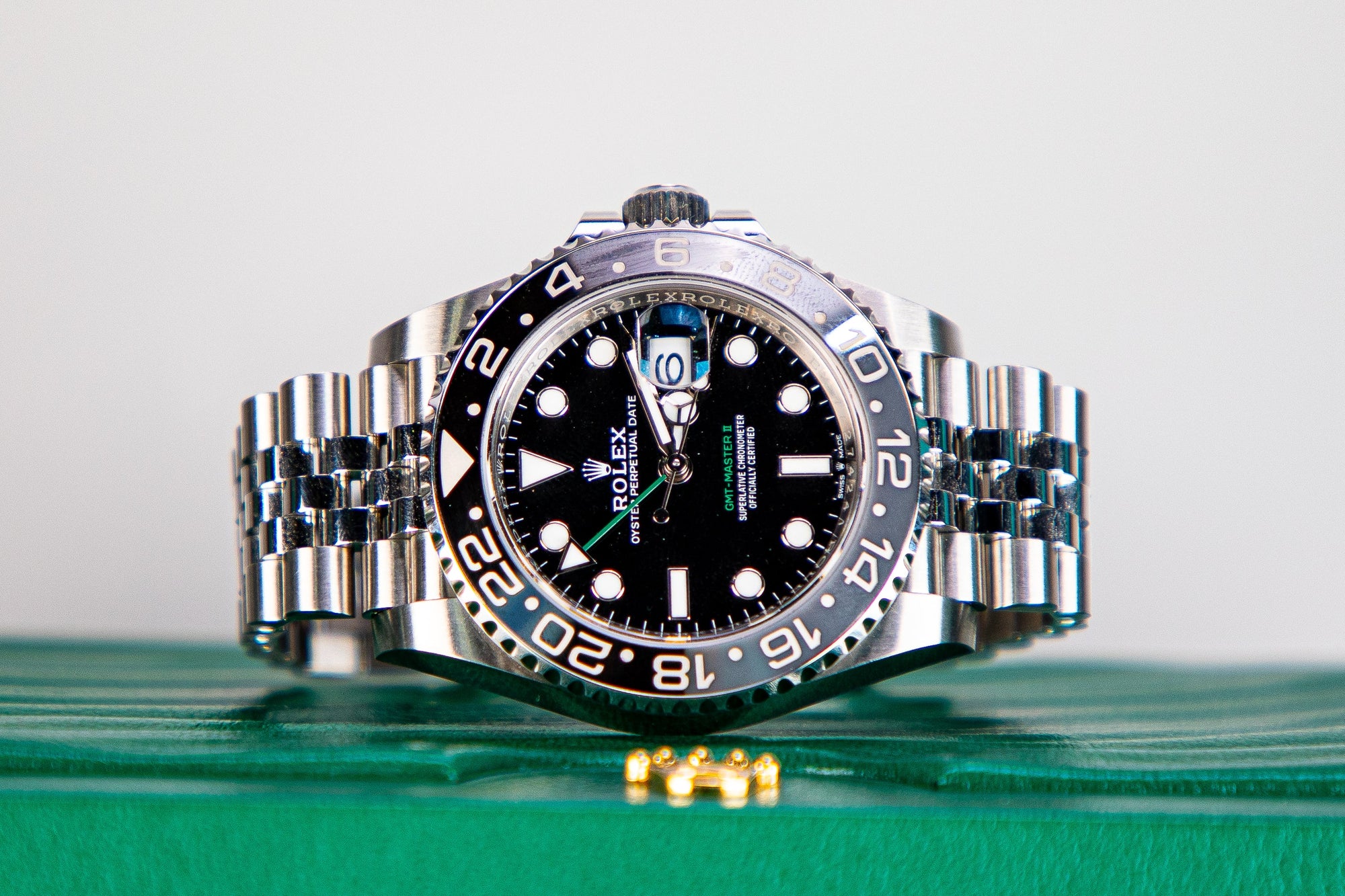 Rolex GMT-Master II Bruce Wayne 40 mm Black Dial Oystersteel Jubilee Bracelet 126710grnr-0003 - WATCHXNYC