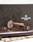 Patek Philippe Grand Complications 40 mm Salmon Dial White Gold   Leather Strap 5320G-011 - WATCHXNYC