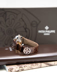 Patek Philippe Grand Complications 40 mm Salmon Dial White Gold   Leather Strap 5320G-011 - WATCHXNYC