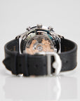 IWC Schaffhausen Portugieser Chronograph Year of the Dragon 41 mm Red Dial Stainless Steel Black   Strap IW371629 - WATCHXNYC