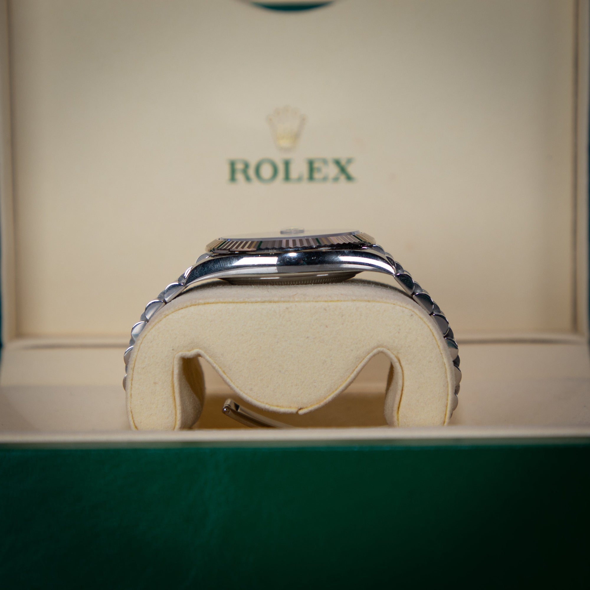 Rolex Datejust 41 41 mm Slate  Dial Oystersteel and White Gold Jubilee Bracelet 126334-0014 - WATCHXNYC