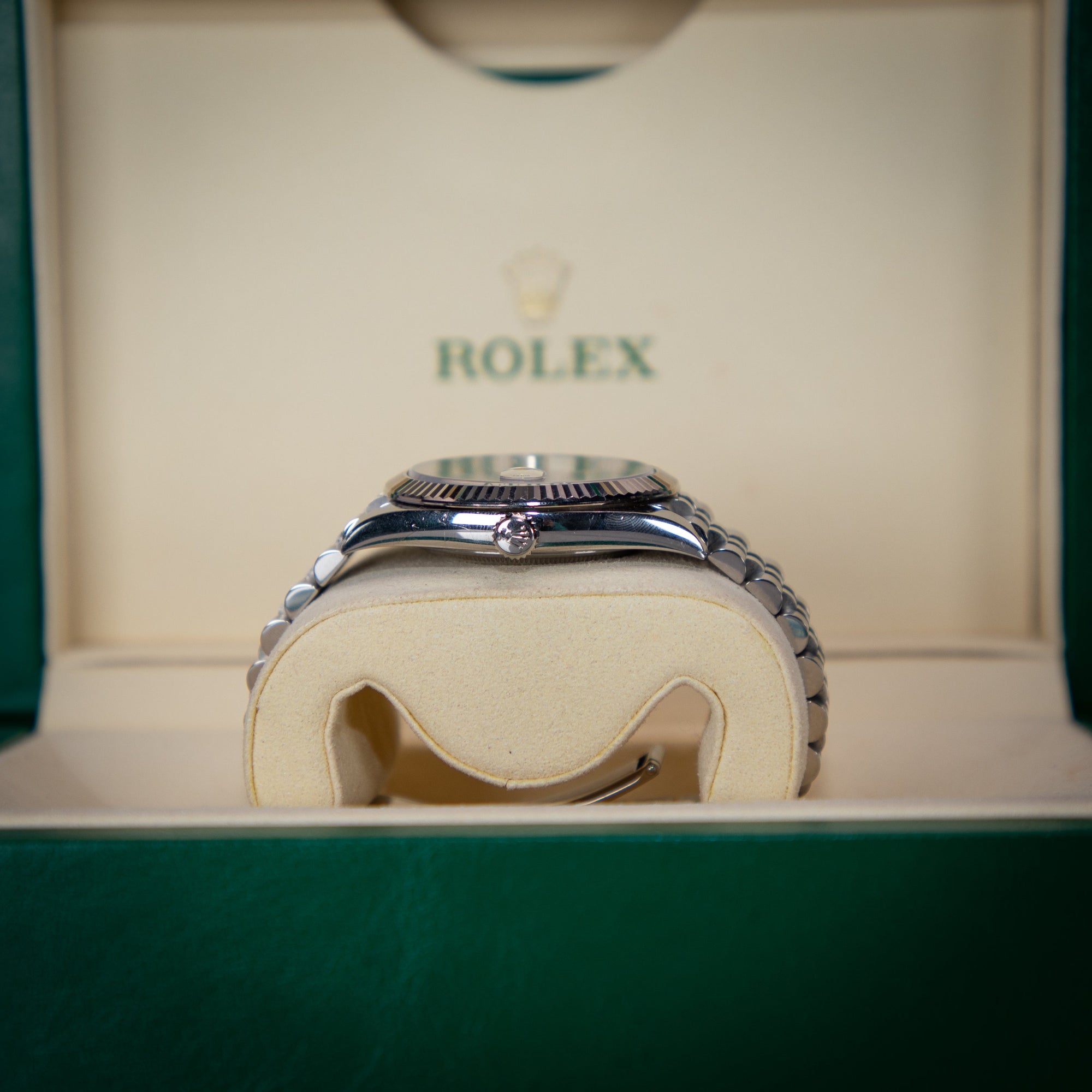 Rolex Datejust 41 41 mm Slate  Dial Oystersteel and White Gold Jubilee Bracelet 126334-0014 - WATCHXNYC