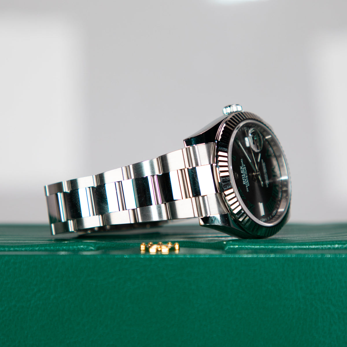Rolex Wimbledon Datejust Stainless Steel 41mm Oyster Perpetual 126300 - WATCHXNYC