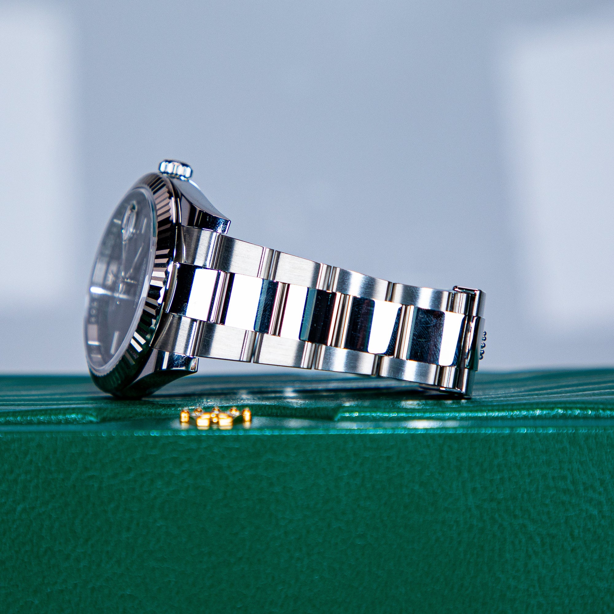 Rolex Wimbledon Datejust Stainless Steel 41mm Oyster Perpetual 126300 - WATCHXNYC