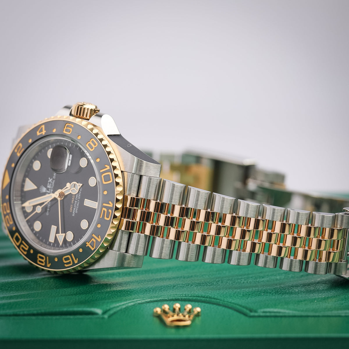 Rolex GMT-Master II 40 mm Black Dial Oystersteel and 18k Yellow Gold Jubilee Bracelet 126713grnr-0001 - WATCHXNYC
