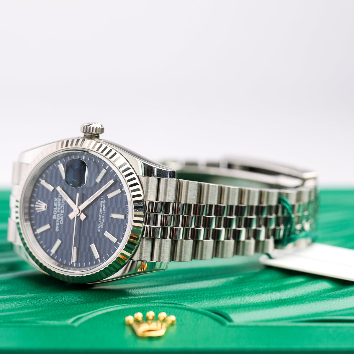 2024 Rolex Datejust 36mm Blue Motif 126234 - WATCHXNYC