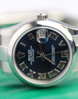 ROLEX DATEJUST 31 MM BRIGHT BLUE DIAL OYSTERSTEEL OYSTER BRACELET 278240 - WATCHXNYC