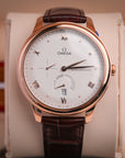 Omega De Ville Prestige 41 mm Silver Dial Sedna™ 18k Rose Gold Strap 434.53.41.21.02.001 - WATCHXNYC