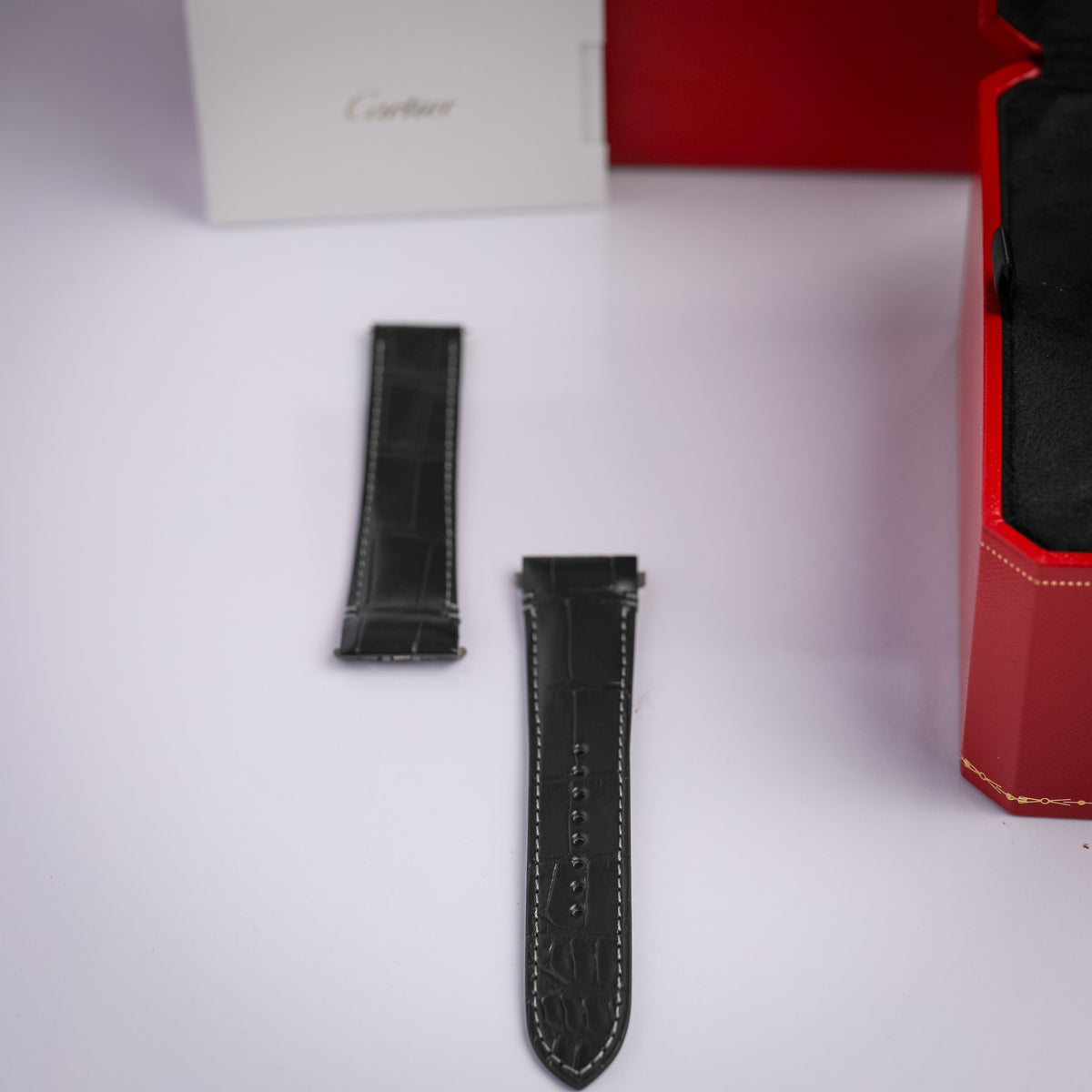Cartier Santos 47.5 mm x 39.8 mm Large Steel Black Dial Bracelet WSSA0039 - WATCHXNYC