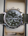 Patek Philippe Complications Calatrava Green Dial White Gold Case Green Strap 42 mm 5924G-010 - WATCHXNYC