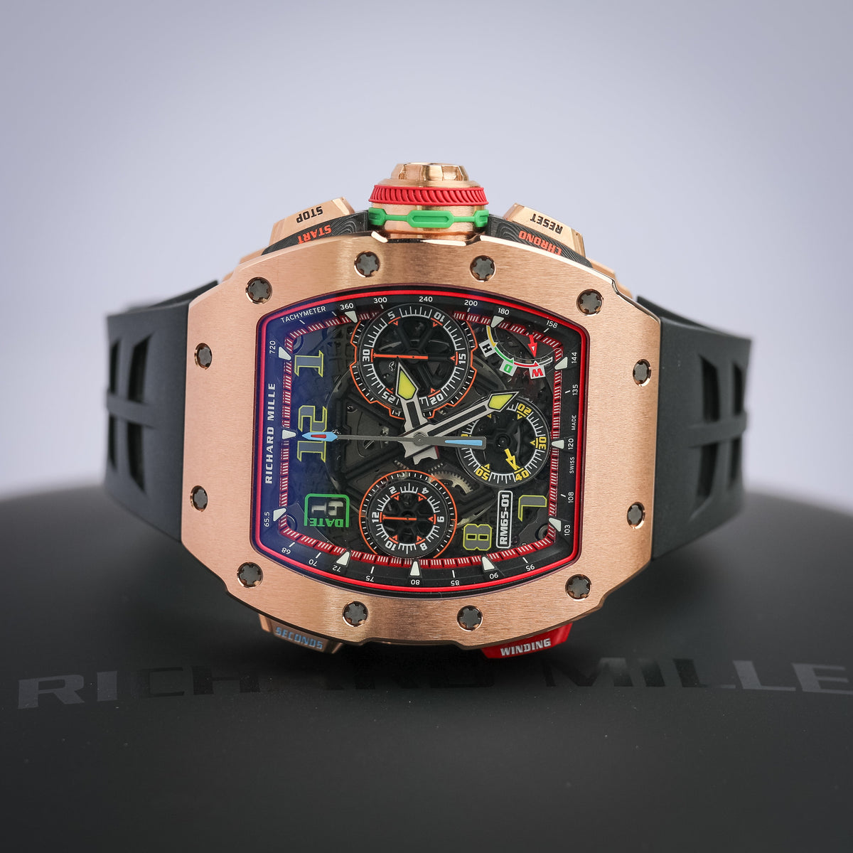 Richard Mille RM65-01 Split Seconds Chronograph Rubber Strap - WATCHXNYC