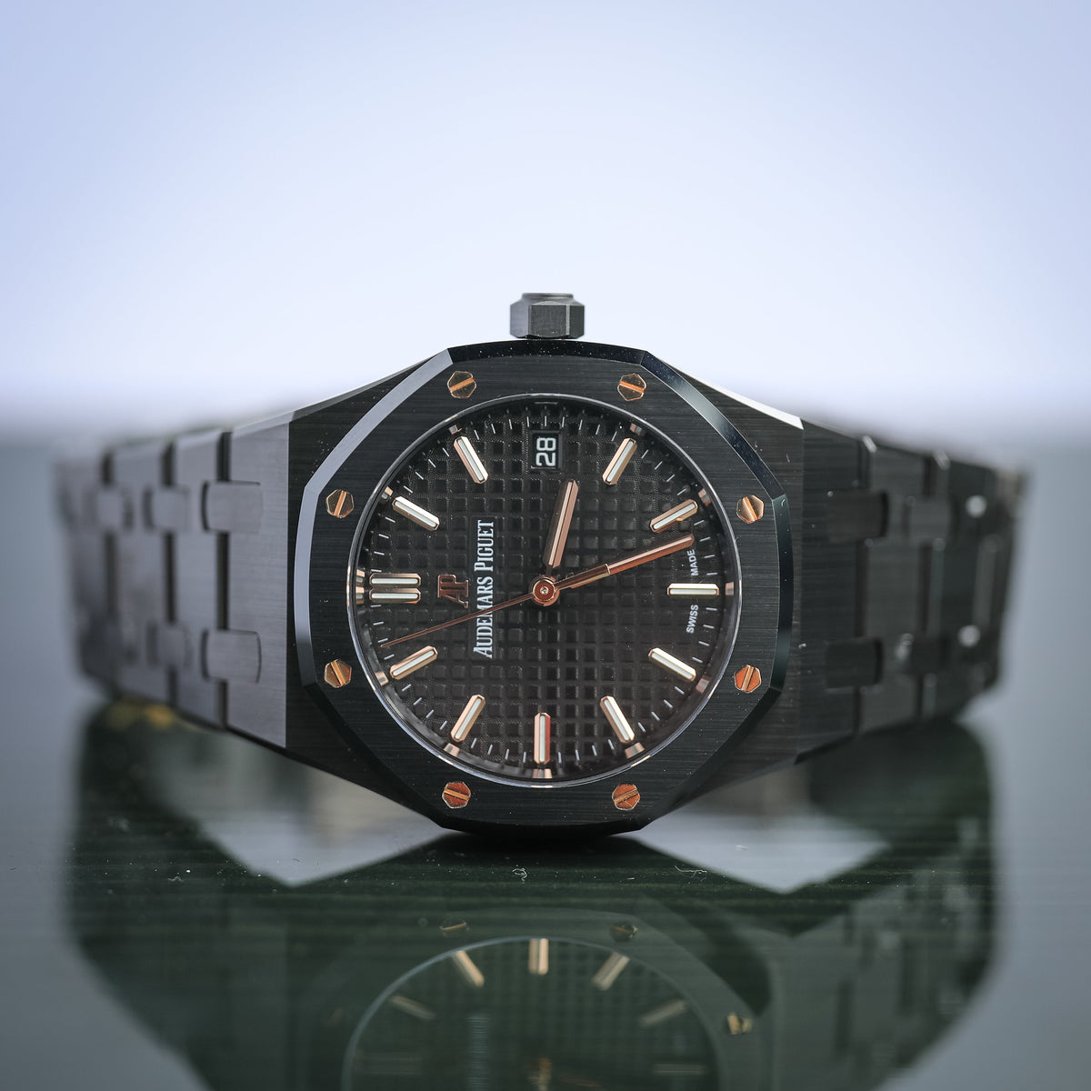 2022 Audemars Piguet Royal Oak Black Ceramic 77350CE 34mm - WATCHXNYC