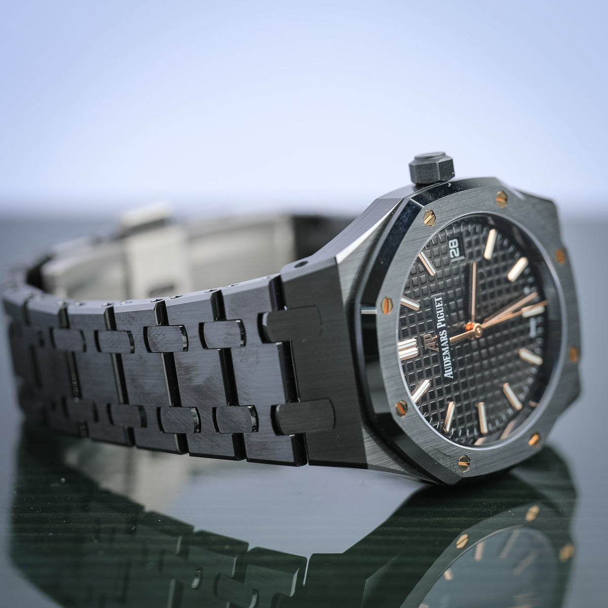 2022 Audemars Piguet Royal Oak Black Ceramic 77350CE 34mm - WATCHXNYC