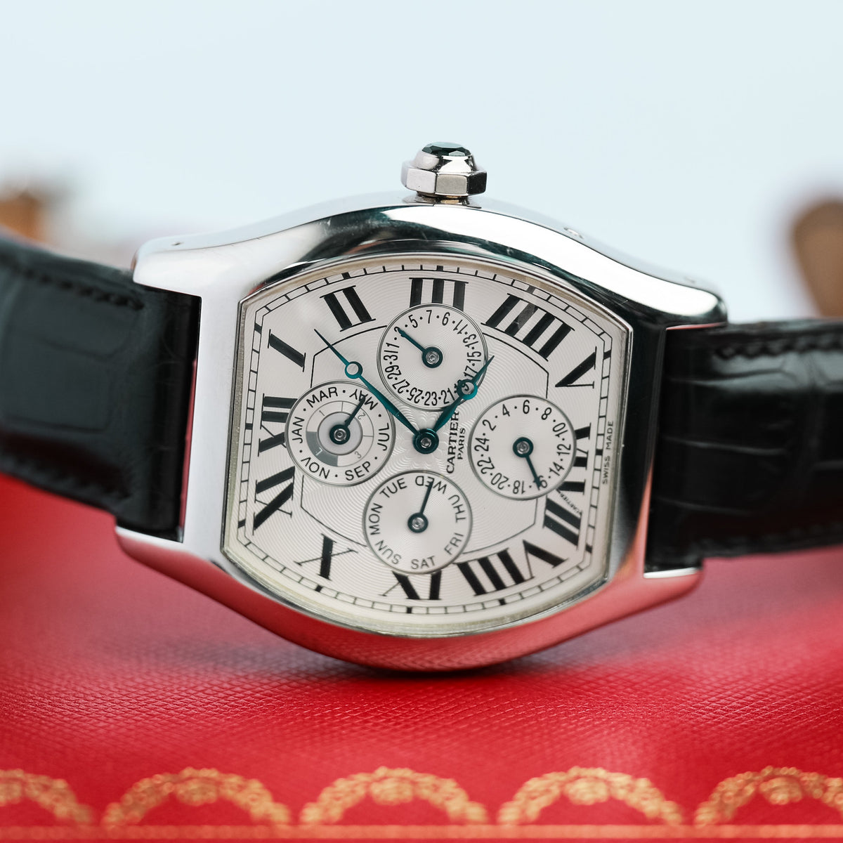 Cartier Tortue Perpetual Calendar W1540551 - WATCHXNYC