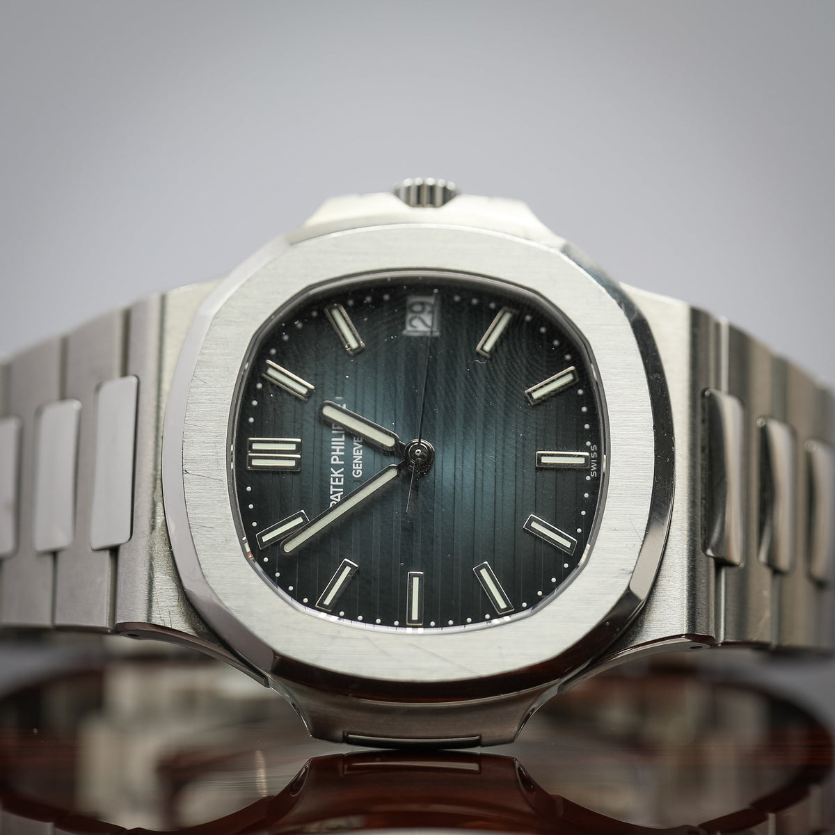 Patek Philippe Nautilus Blue Stainless Steel 5711/1A-010 - WATCHXNYC