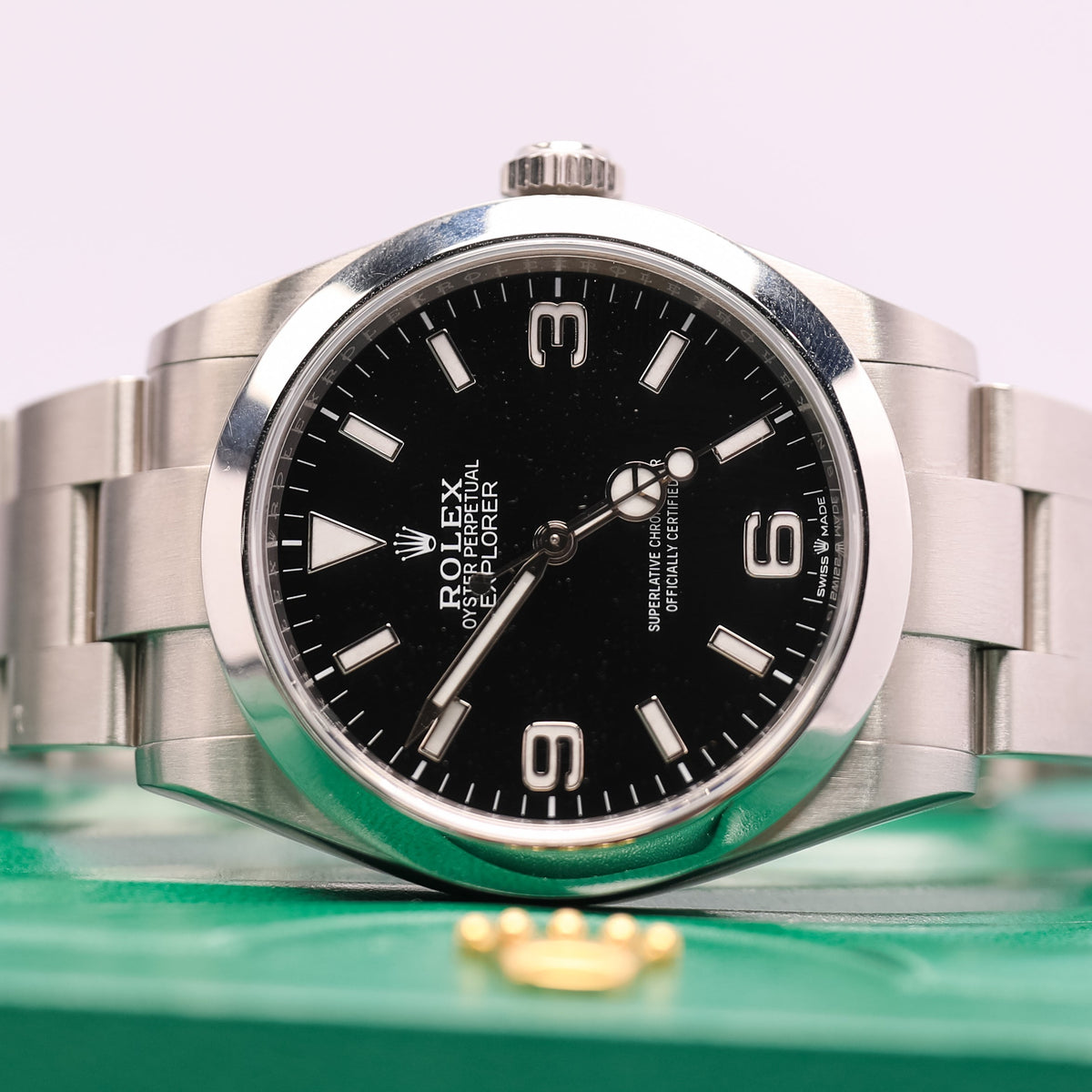 Rolex Explorer Black Stainless Steel 224270 40mm - WATCHXNYC