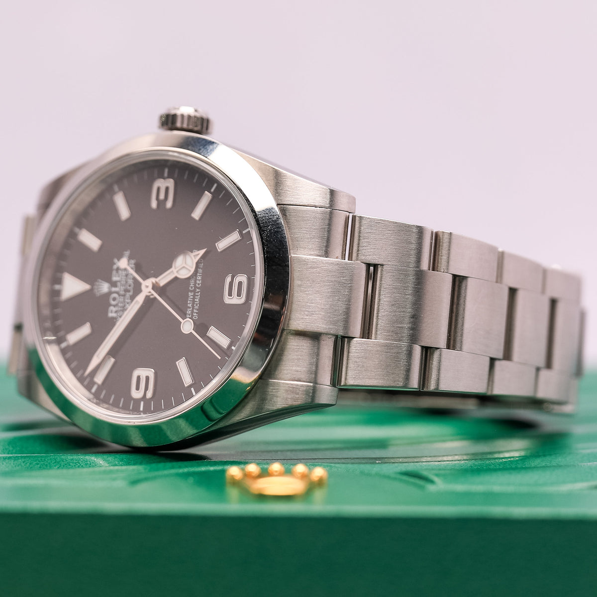 Rolex Explorer Black Stainless Steel 224270 40mm - WATCHXNYC
