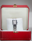 Cartier Tank Must 29.5 mm x 22.0 mm Silver Dial Steel Bracelet WSTA0107 - WATCHXNYC