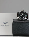 IWC Schaffhausen Big Pilot’s Watch Heritage 46.2  mm Black Dial Titanium Brown    Strap IW501004 - WATCHXNYC