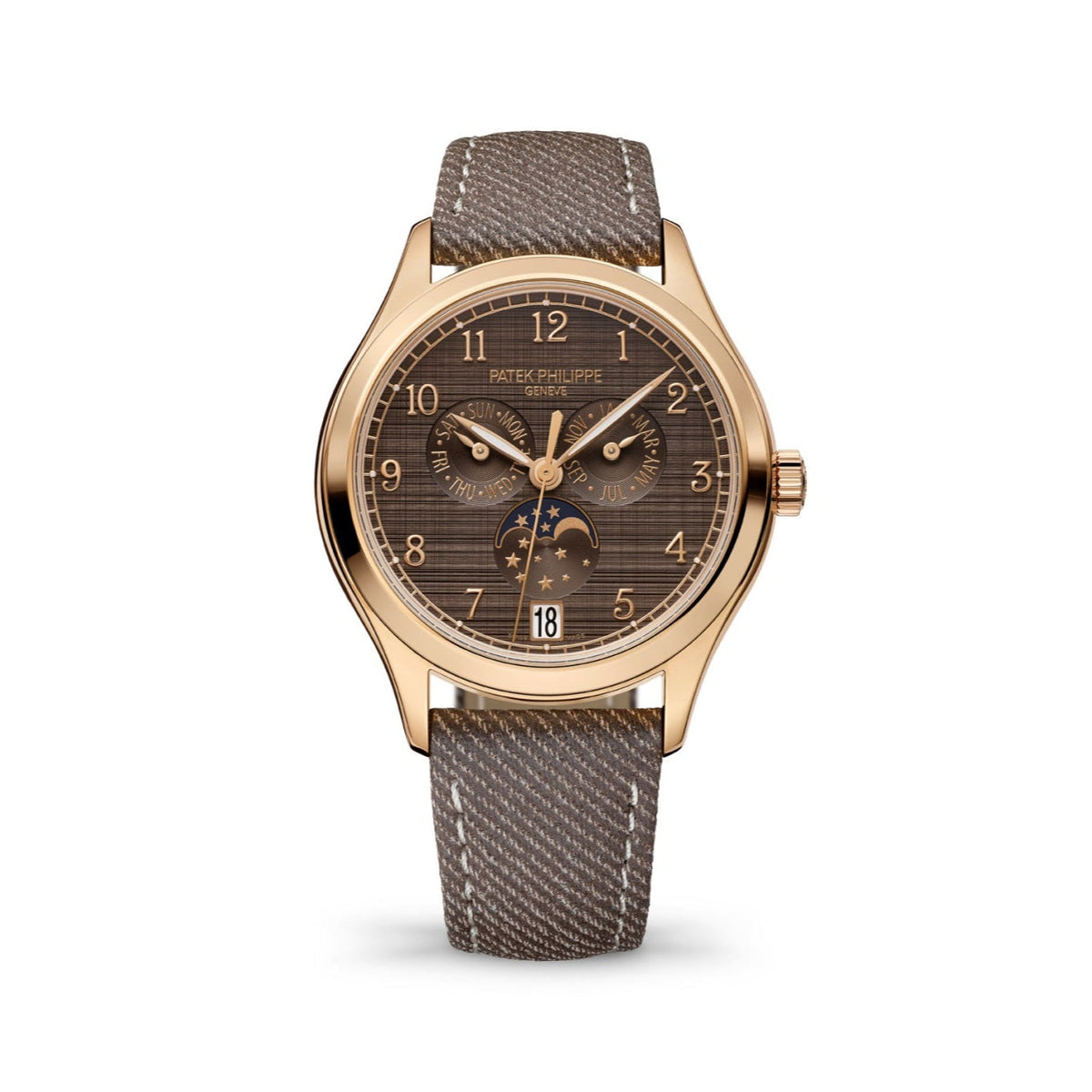 Patek Philippe Complications 38mm Brown Dial Rose Gold 4946R-001 - WATCHXNYC