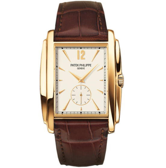 Patek Philippe 5124J-001 Gondolo 33.4mm x 43mm Silver Dial Yellow Gold - WATCHXNYC
