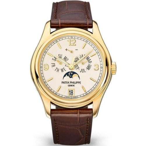 Patek Philippe 5146J-001 Complications Annual Calendar 39mm Ivory Dial Yellow Gold - WATCHXNYC