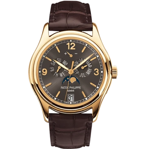 Patek Philippe 5146J-010 Complications 39mm Gray Dial Yellow Gold - WATCHXNYC