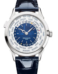 Patek Philippe World Time New York Complications 38.5mm Blue Dial White Gold 5230G-010 - WATCHXNYC