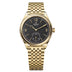 Rolex 1908 39 mm Intense Black Dial 18 Kt Yellow Gold Matt Black Leather m52508-0007