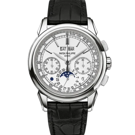Patek Philippe 5270G-018 Grand Complications 41mm Silver Dial White Gold - WATCHXNYC