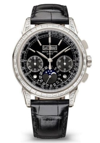 Patek Philippe Perpetual Calendar Grand Complications 41mm Black Dial Platinum 5271P-001 - WATCHXNYC