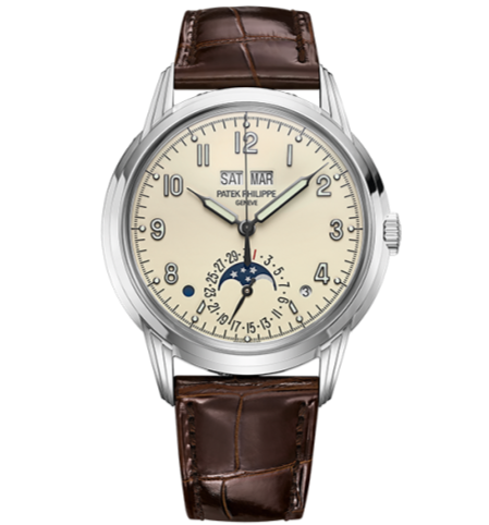 Patek Philippe 5320G-001 Grand Complications 40mm Lacquered Cream Dial White Gold - WATCHXNYC