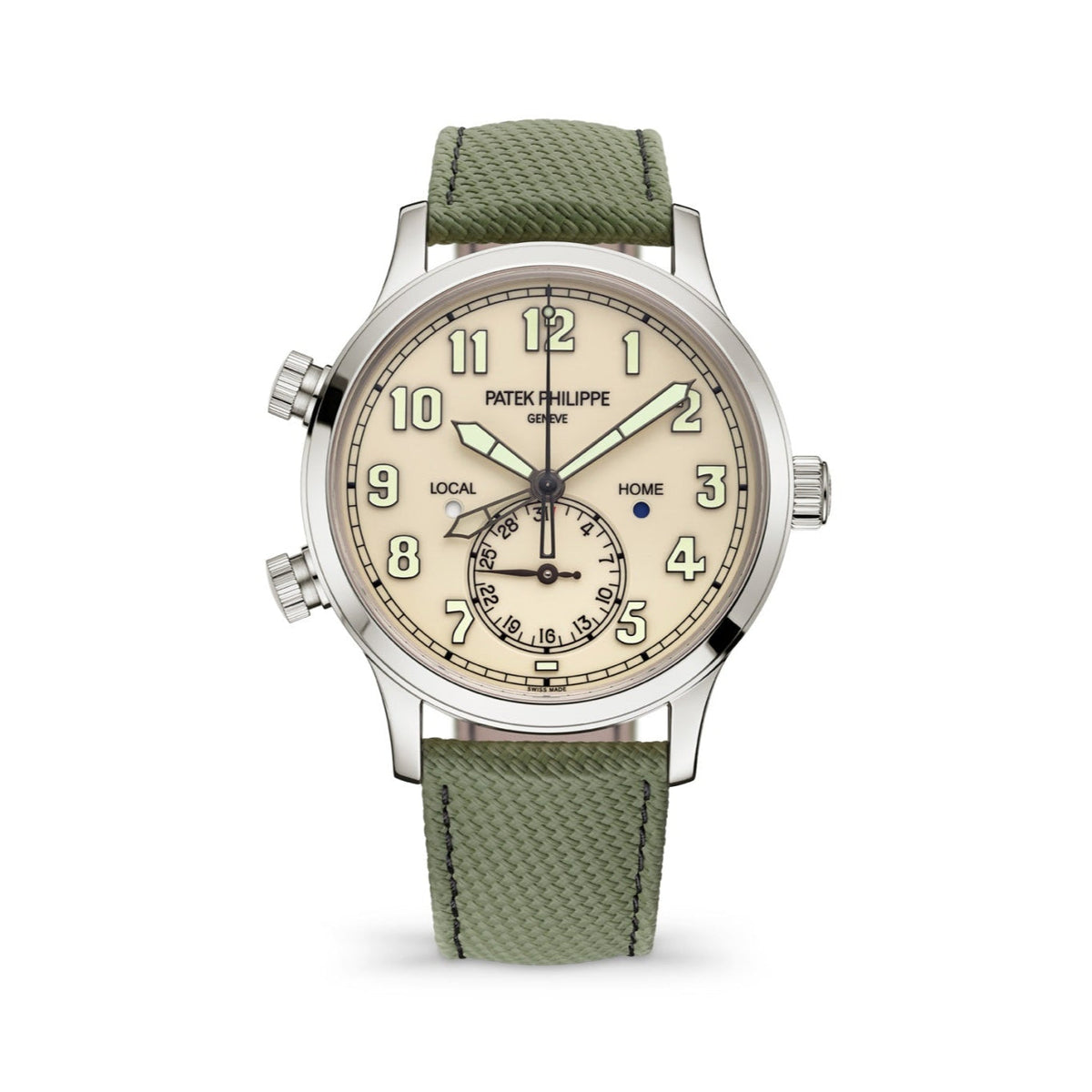 Patek Philippe Complications 42mm Ivory Dial White Gold 5524G-010 - WATCHXNYC