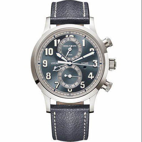 Patek Philippe 5924G-001 Complications 42mm Blue Gray Dial White Gold - WATCHXNYC