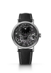 Breguet Tradition 7037 Black Dial Platinum Black Rubber Strap 38 mm 7037PT/N9/5V6