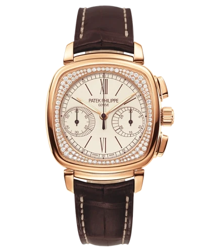 Patek Philippe Chronograph Complications 39mm x 35mm Silvery-White Opaline Dial Rose Gold 7071R-001Á - WATCHXNYC