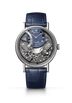 Breguet Tradition Seconde Rétrograde 7097 Blue Dial 18K White Gold Blue Alligator Leather Strap 40 mm 7097BB/GY/9WU